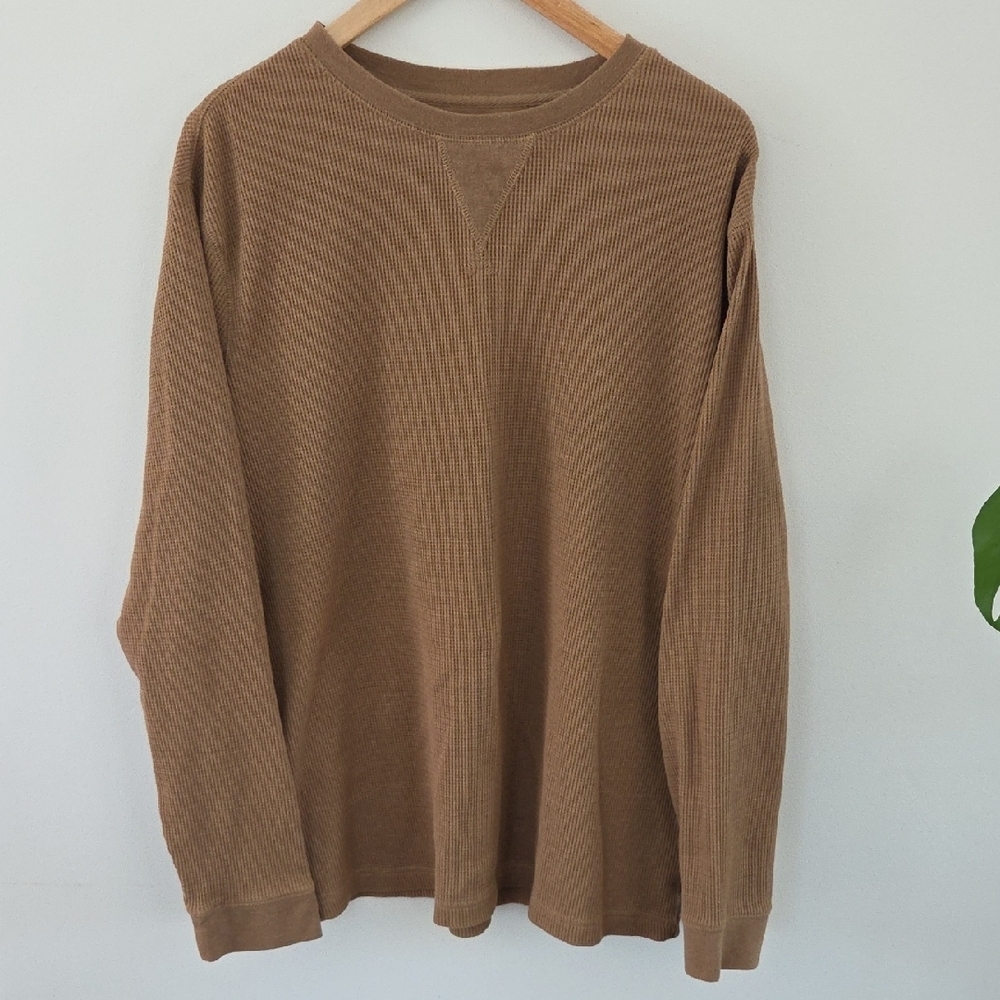 George Men's Tan Crewneck Sweater